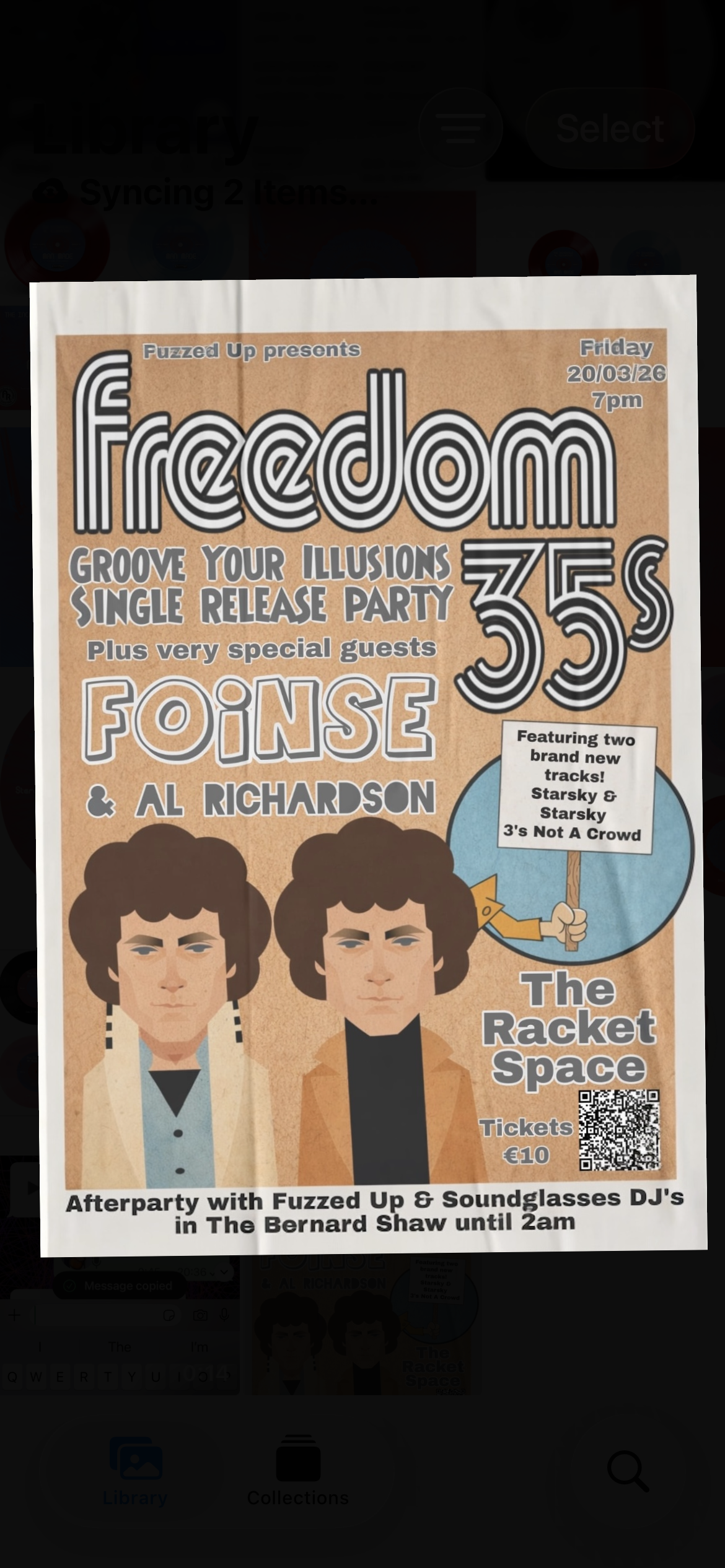 Live at The Racket Space — ticket announcement